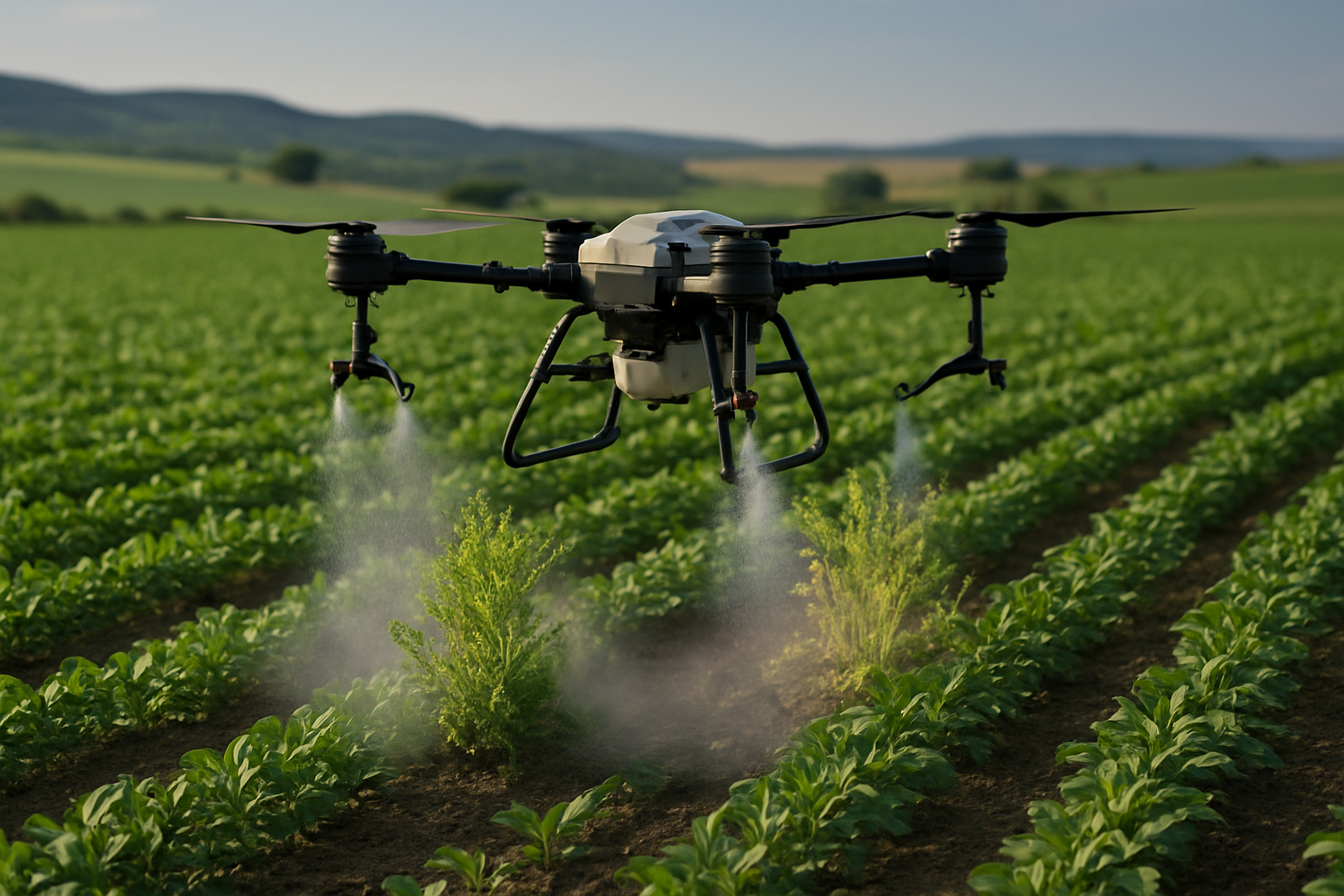 Fumigación con drones